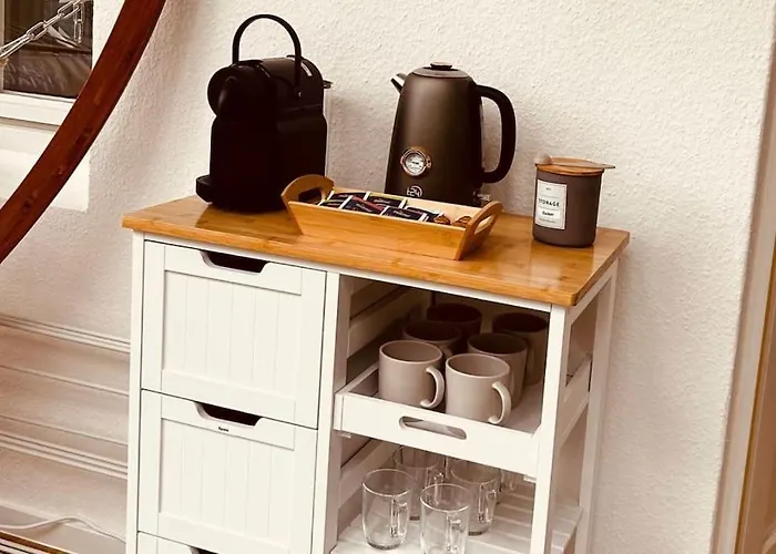 Villa I 100M Kurpark I Wintergarten Boxspringbett I Netflix